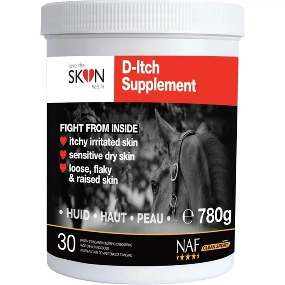 NAF D-ITCH SUPPLEMENT 780 GR POR EKCÉMÁRA ÉS BŐR IRITÁCIÓRA 