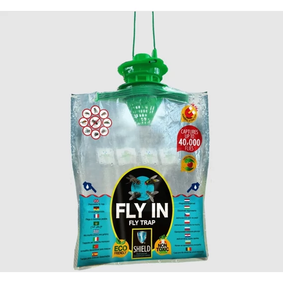 Fly In légyfogó, irtószermentes légycsapda csalétekkel