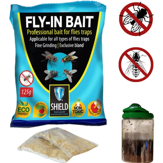 Fly-In légyfogó, irtószermentes légycsapda csalétek 125 gr