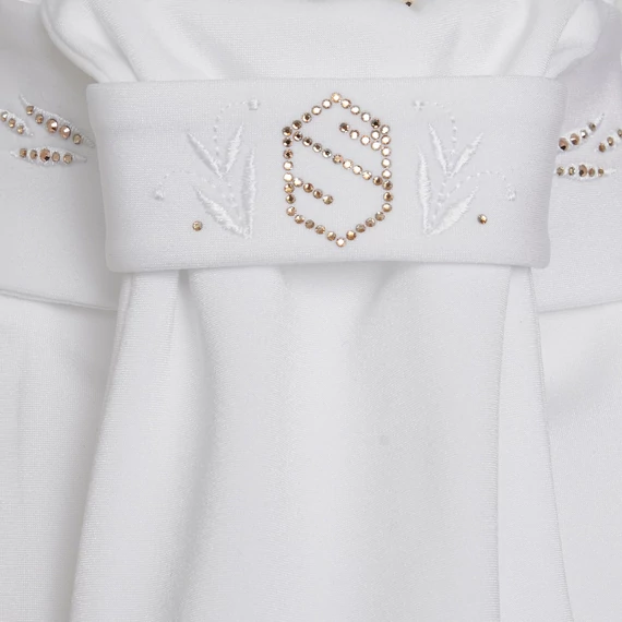 SAMSHIELD PLASTRON EMBROIDERY SWAROVSKI ROSE GOLD NŐI DÍJLOVAS NYAKKENDŐ ZSABÓ