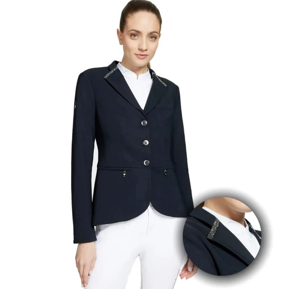 SAMSHIELD VICTORINE PREMIUM SWAROVSKI NAVY NŐI VERSENYZAKÓ ( 32 , 34 , 36 )