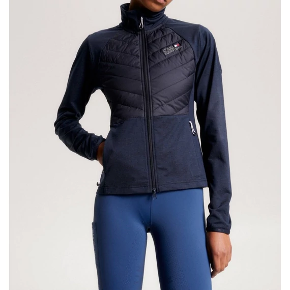 TOMMY HILFIGER EQUESTRIAN NŐI HYBRID PULÓVER 
