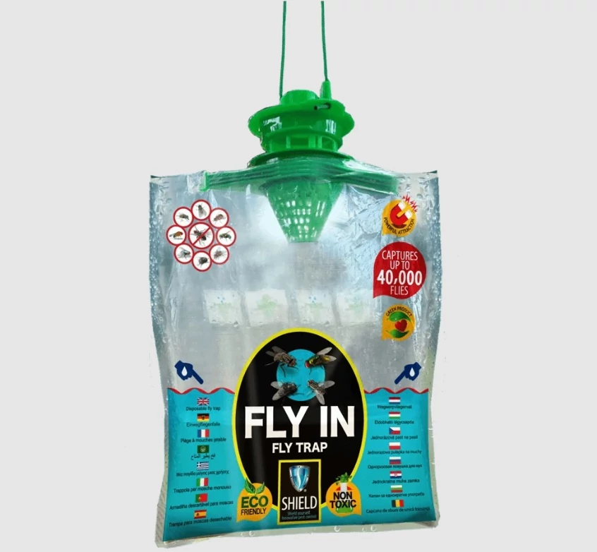 Fly In légyfogó, irtószermentes légycsapda csalétekkel