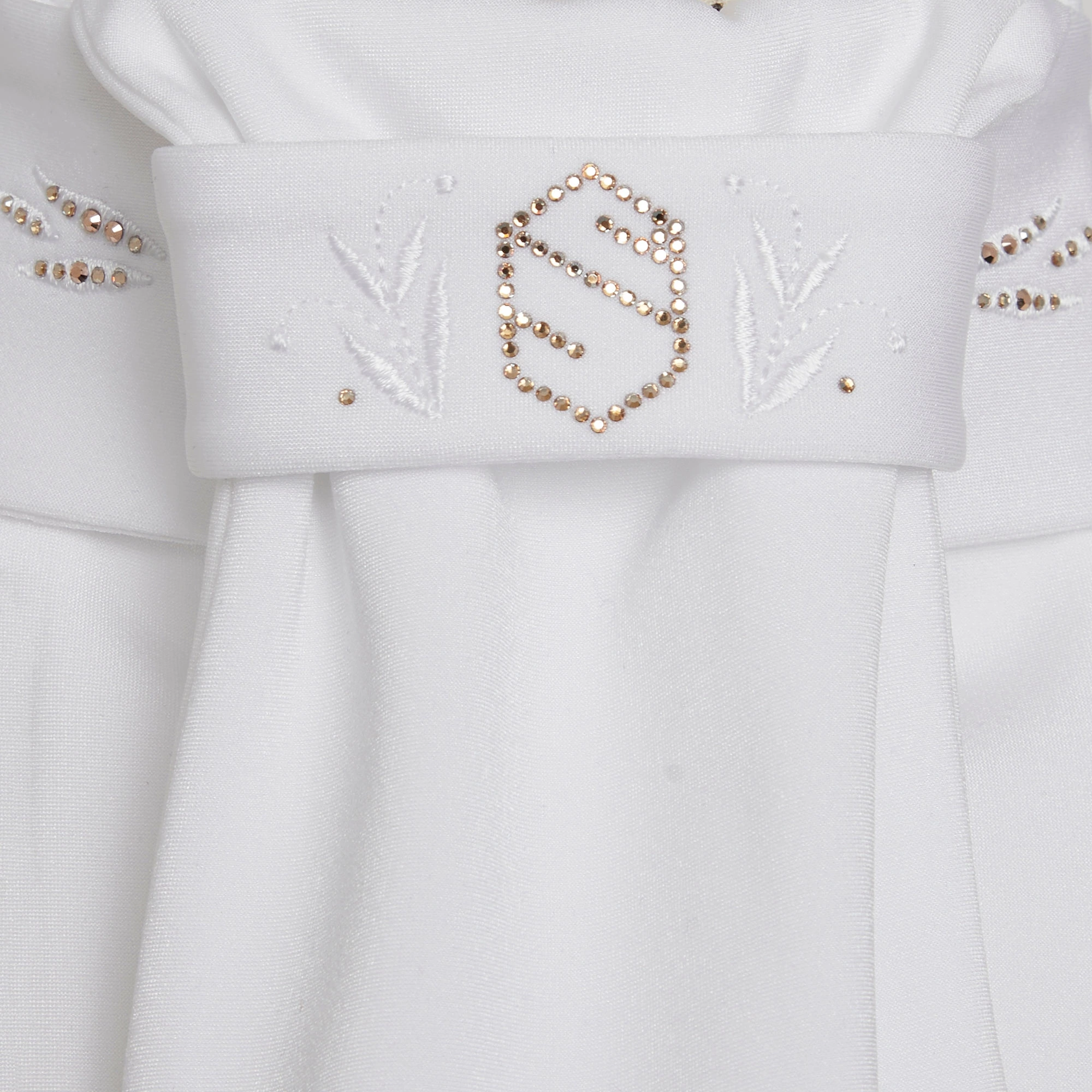 SAMSHIELD PLASTRON EMBROIDERY SWAROVSKI ROSE GOLD NŐI DÍJLOVAS NYAKKENDŐ ZSABÓ