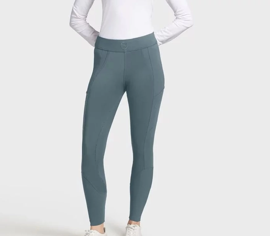 SAMSHIELD GAIA PULL ON SWAROVSKI FULL GRIP NŐI LOVAGLÓ LEGGINGS ( FEKETE 34 , 38 , 40 )