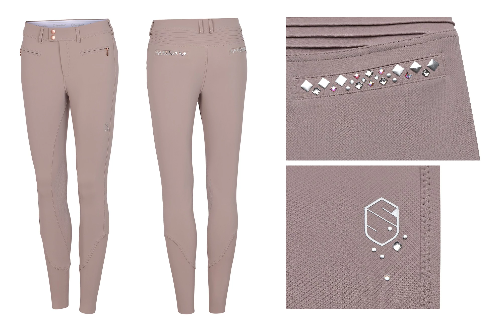 SAMSHIELD ADELE DIAMOND ROSE GOLD SWAROVSKI LOVAGLÓNADRÁG ( 40 )