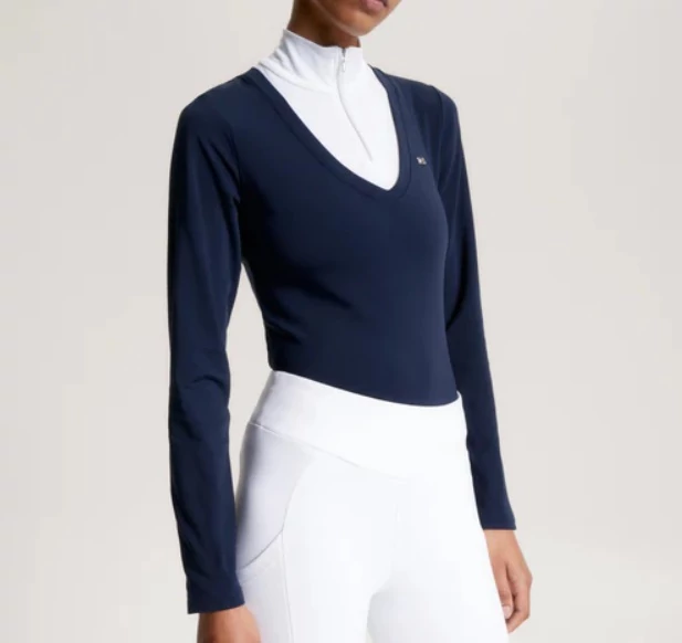 TOMMY HILFIGER EQUESTRIAN THERMO NŐI VERSENYPÓLÓ ( XS , M , L )