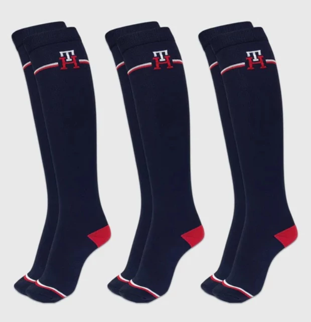 TOMMY HILFIGER EQUESTRIAN LOVAGLÓZOKNI ( 3 PÁR )