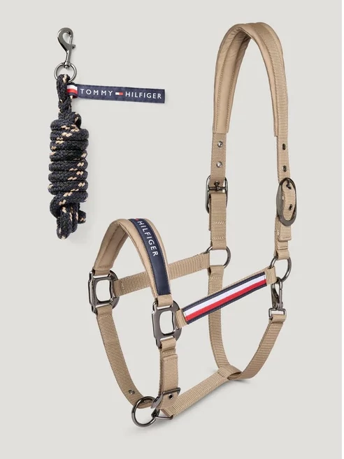 TOMMY HILFIGER EQUESTRIAN KÖTŐFÉK & VEZETŐSZÁR SZETT