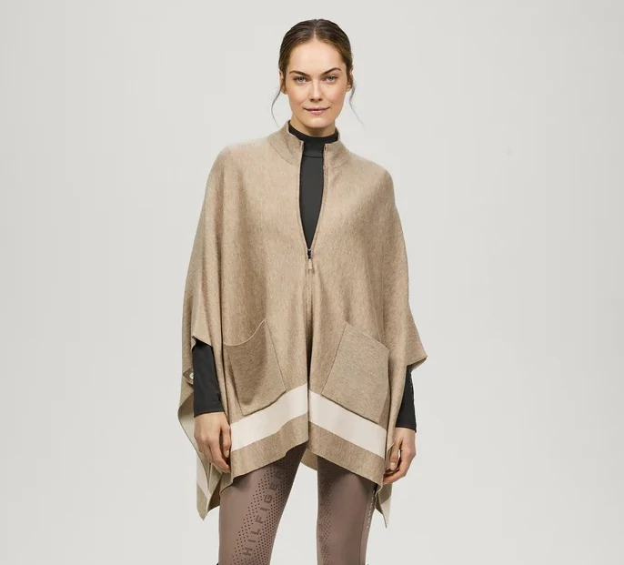 TOMMY HILFIGER EQUESTRIAN GREENWOOD PONCHO